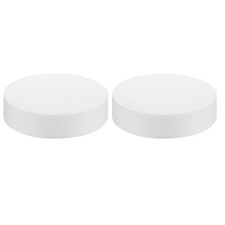 Round Foam Cake Dummy 8 Inch x 2 Inch Circle Dummy Cake Set for Wedding Cakes...