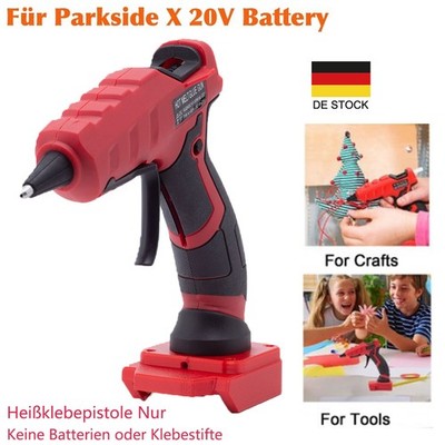 Kabellose Heißklebepistole Handwerk Hot Melt Glue Gun Für Parkside X 20V Akku DE
