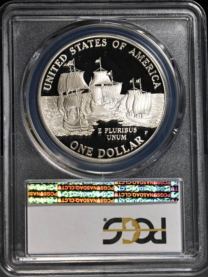 2007-P Jamestown Commemorative Silver Dollar $1 PCGS PR70 DCAM - Image 4 of 4