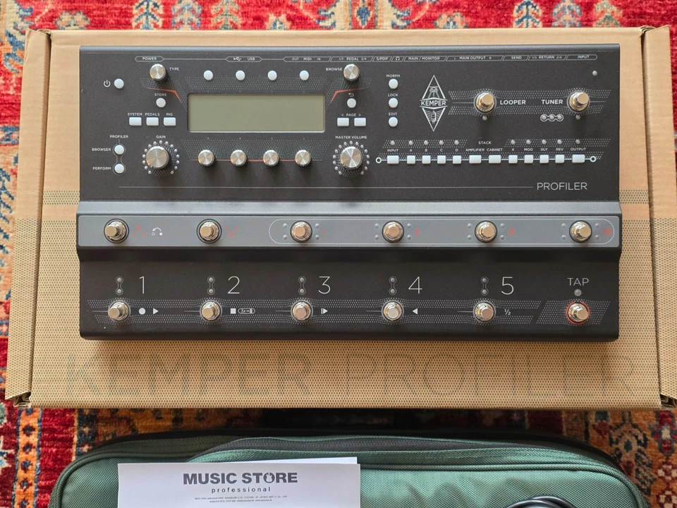 Kemper Profiler Stage MK2 inkl. Kemper Bag und Rechnung, fast NEU!! - Bild 2 von 4