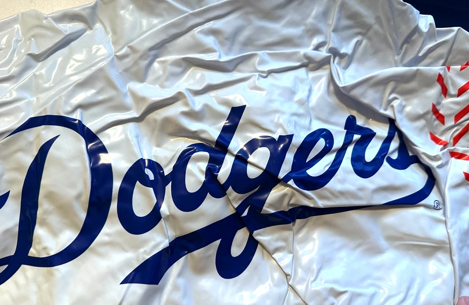 MLB Los Angeles Dodgers Inflatable Coca-Cola Chair 2014 Promo Rare  - Image 3 of 4
