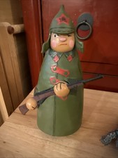 Russian Soviet RED ARMY SOLDIER w/Rifle Going Bobble Toy