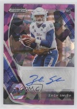 2021 Panini Prizm Draft Picks Purple Ice 75/99 Zach Smith #DPA-ZSM Auto 0eo6