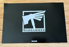Warhammer Logo Black/White Cardboard Stock Print Poster 17 x 11.5"