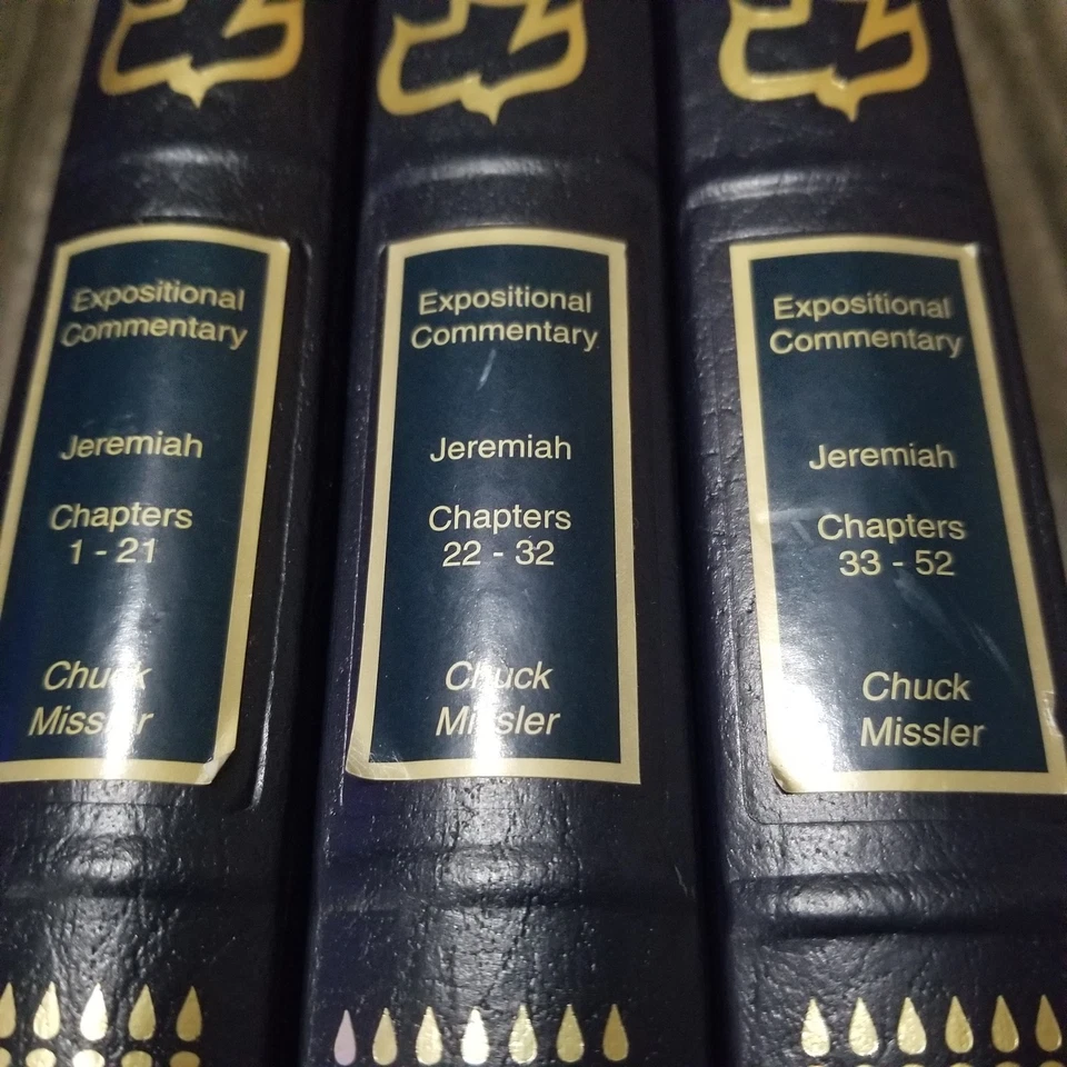 Chuck Missler Expositional Commentary Book Jeremiah Chapters 1-52 Audio Cassette - Image 2 of 4