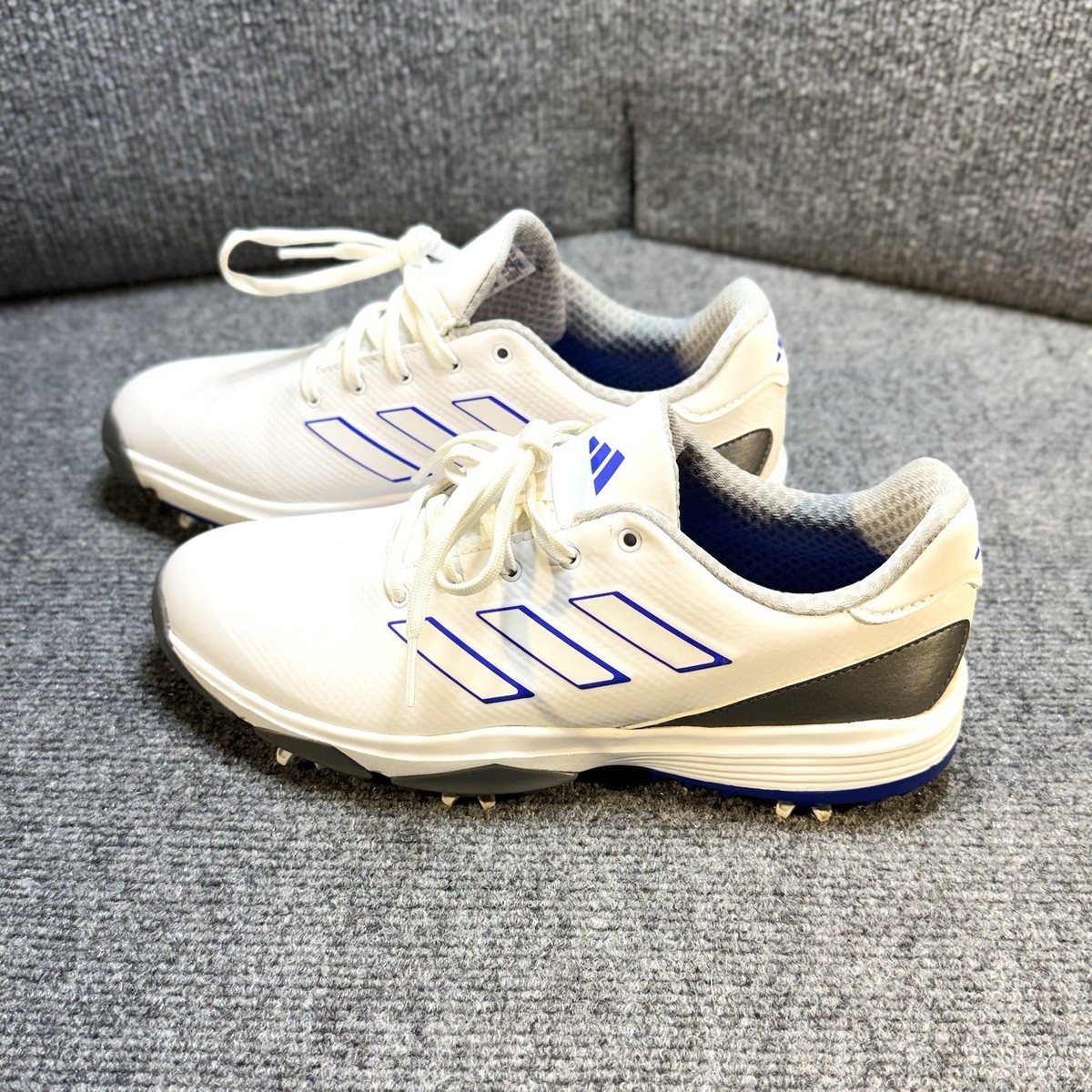 adidas gazelle silver green womens adidas Golf Mens Rolling Links MC Z-Traxion Spikeless Golf Shoes 10.5 main image 1