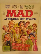 Mad Magazine #234 October 1982 Mad Finishes Off MASH Issue NM Bagged & Boarded