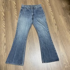 Vintage Levi  s Jeans Orange Tab Blue Denim 70s 1978 Talon Flare Leg W28 X L29