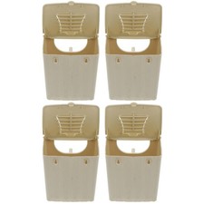 2 Count Parakeet Breeding Box Plastic Nest Nesting Boxes for Birds Cage