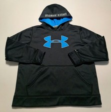 Under Armour Storm Youth's Boys Medium Black Pullover Hoodie Sweater