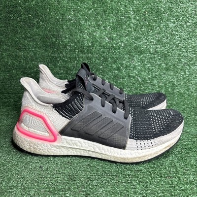Adidas UltraBoost 19 Womens Size Black White Athletic Running Shoes  Sneakers