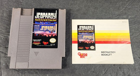 Jeopardy Nintendo Entertainment System NES - CIB Complete Black Box W/ Manual