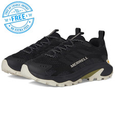 Mens Merrell Moab Speed 2 Hiking Shoe Black Breathable Comfort Width M Authentic