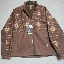 Ariat Banyan Bark Southwest Print Logan Softshell Large Jacket 10055416 Aztec 