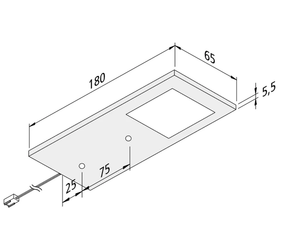 Lampada LED Sottopensile Cucina 5x3 W da Eco-Pad Bianco Caldo Luci Dimmerabile - Immagine 2 di 4