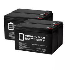 ML8-12 - 12-Volt 8AH Replacement Battery for APC Back-Ups ES USB 650 - 4 Pack