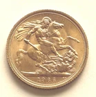 Gold Sovereign (1957-Present) coin from a recent eBay sale