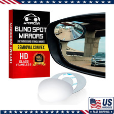 Convex Semi Oval Hd Blind Spot Mirrors Car 2-pack