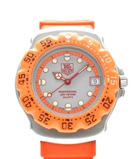 [MINT] TAG Heuer Formula 1 373.513 Orange/White Dial Men's Quartz Watch Japan