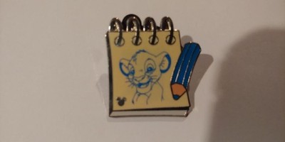 Disney Trading Pins-2014 WDW H.M. Series-Character Sketch Pads-Simba