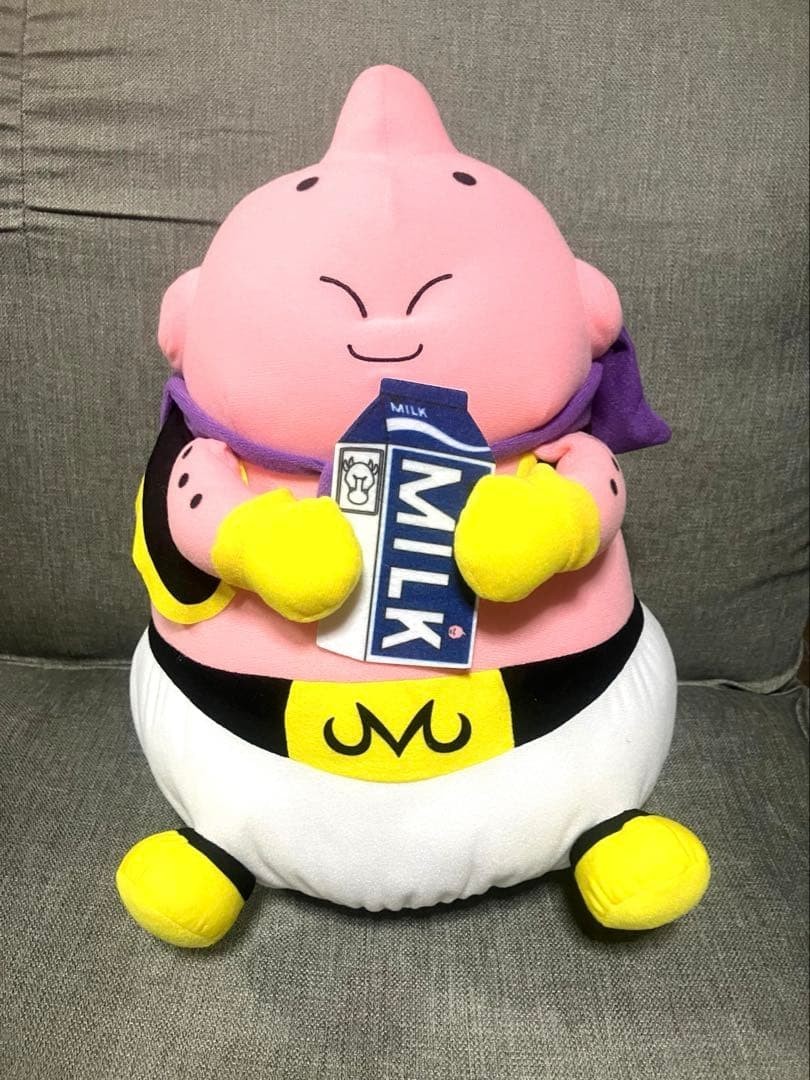 MUÑECA DE PELUCHE DE LECHE DRAGON BALL MAJIN BUU ARTÍCULO GRANDE