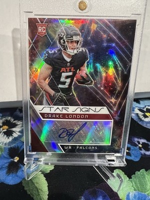 Drake London 2022 Panini Phoenix #SS-DL Star Signs Rookie Autograph RC Falcons