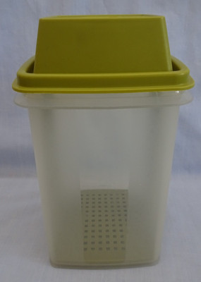 Vtg Tupperware Pick-A-Deli Pickle Elevator Retro Avocado Green 1332 1331 1330USA