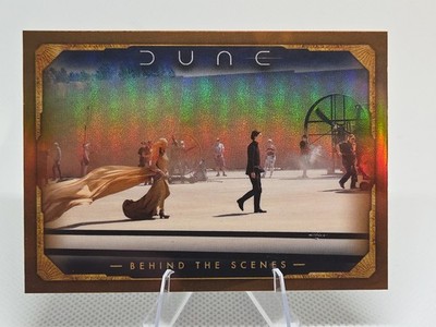 2025 Topps Chrome Dune - Behind the Scenes BTS-5 Creating The Desert Winds