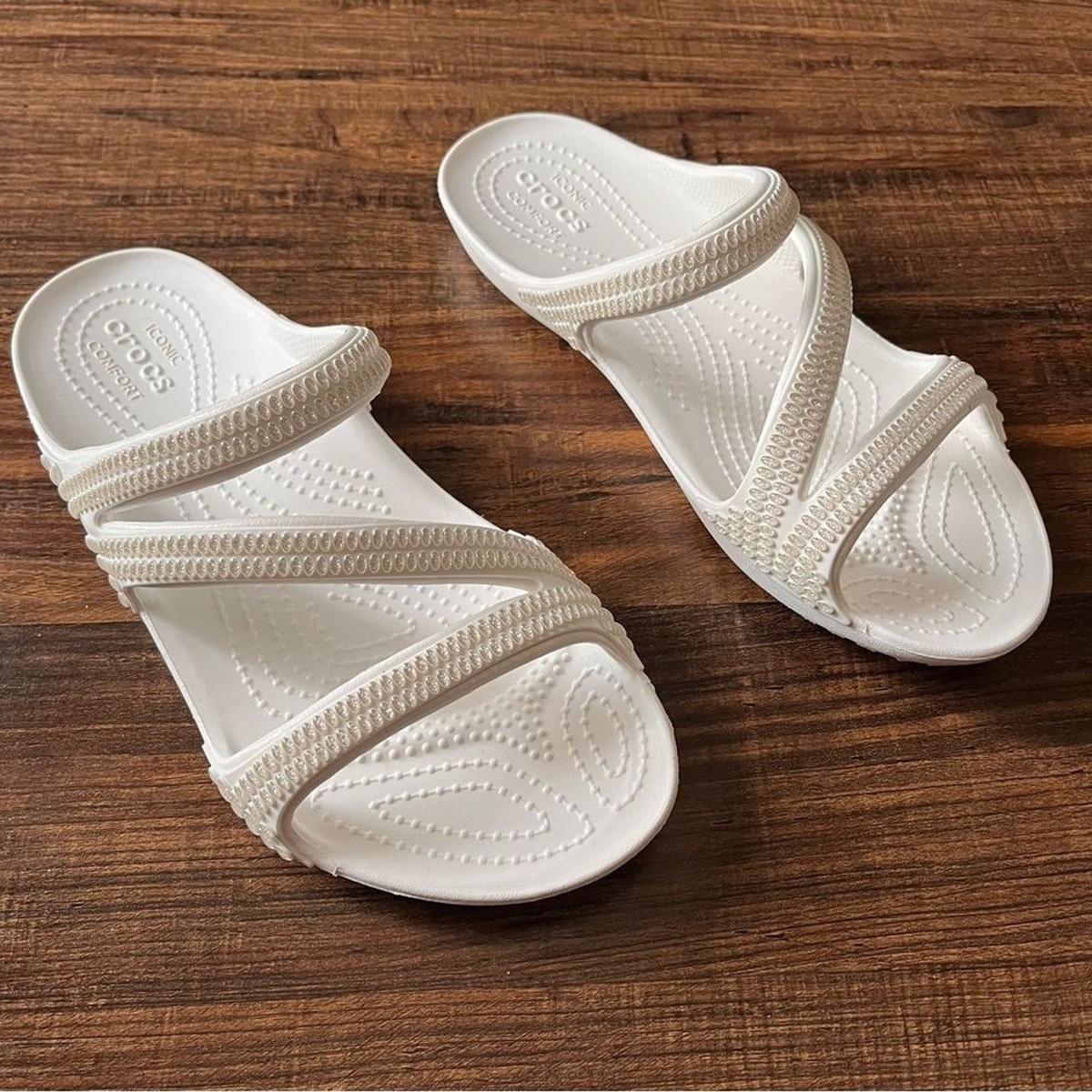 Crocs Women's Kadee Crocs Kadee Embellished CROCS White Kadee