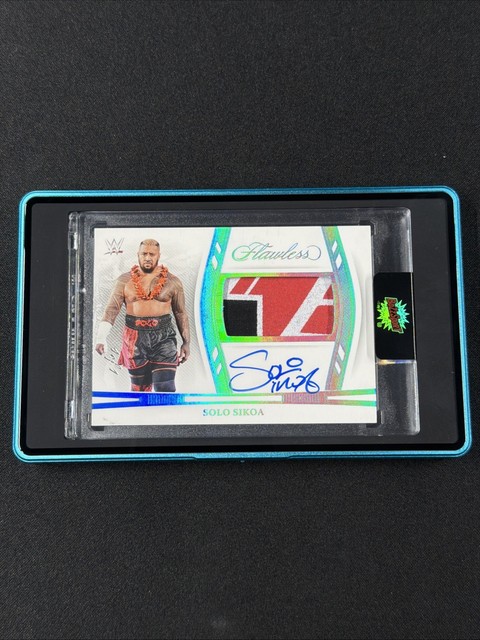 2024 Panini Flawless WWE - Solo Sikoa - Platinum Patch Auto 1/1