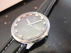 Roamer Vintage Mustang D+D SS Wristwatch w/black dial & well-running! - $1+NR — photo 3