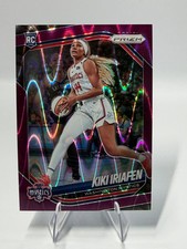 2025 Panini Prizm WNBA Kiki Iriafen RC #72 Purple Seismic 161/175