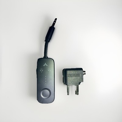 Avantree Relay Bluetooth Airplane Adapter aptX Dual Headphones