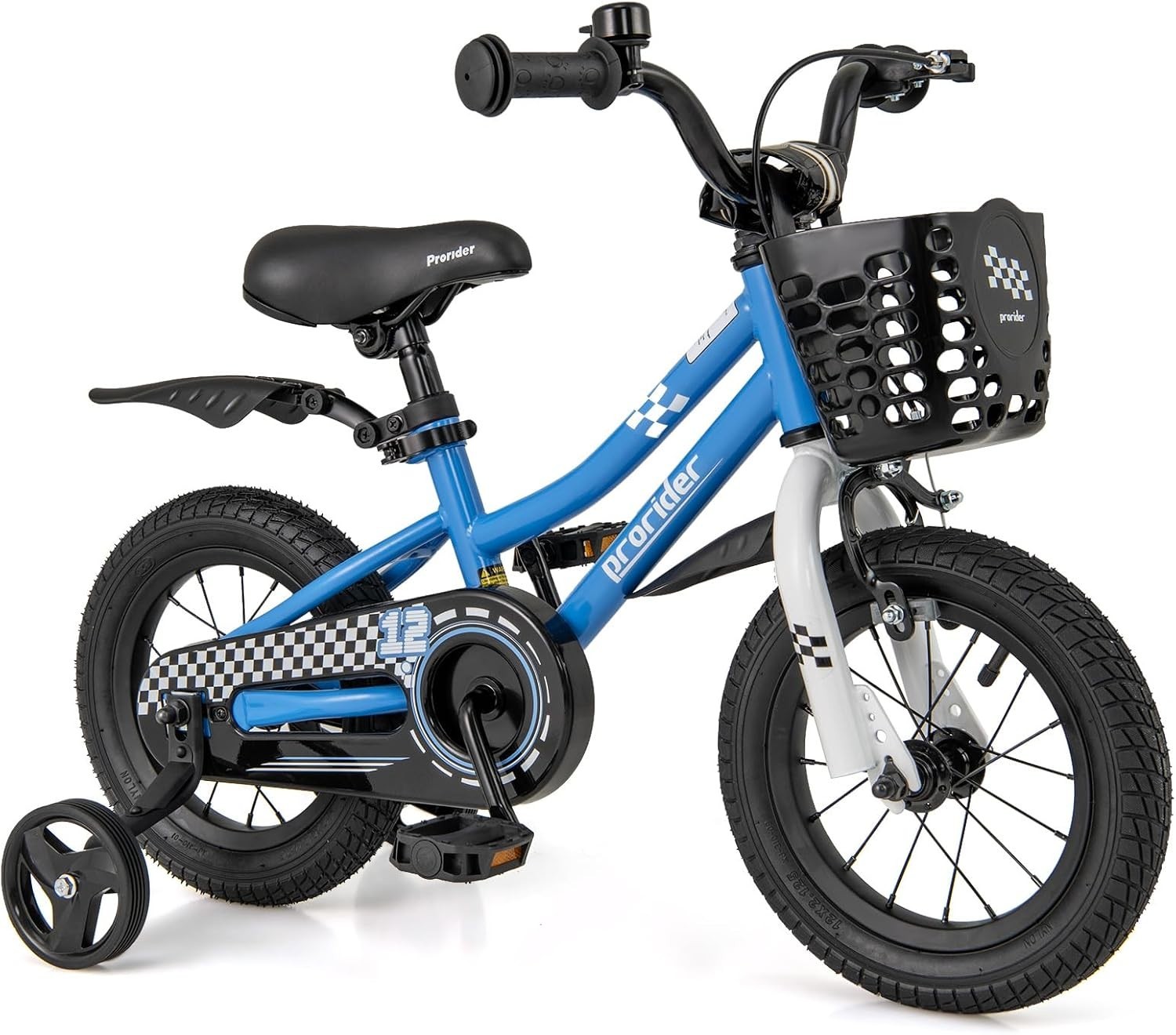 Costway 12" Kids Bike w/ Training Wheels for Ages 3-4 Childr