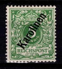 Deutsche Kolonien Karolinen 2 II mit Falz #DGC08