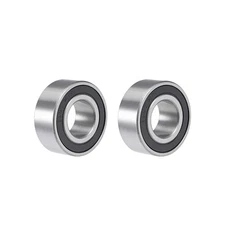 2pcs 25x52x20.6mm 3205-2RS Angular Contact Ball Bearing