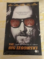 John Goodman Signed 11 X 17 The Big Lebowski Poster Beckett Coa 