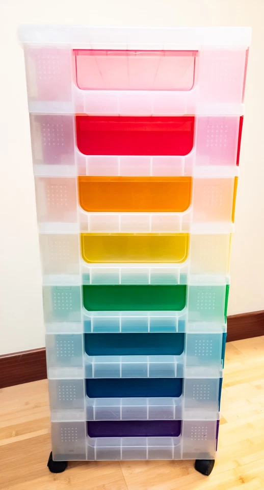 Really Useful Box Rainbow Color Art Drawer Tower - Image 3 of 4