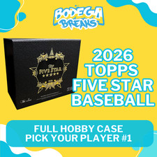 Eddie Murray - 2026 Topps Five Star Baseball - 3 Box Hobby Case Break PYP #1