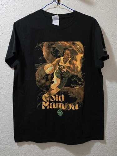 Seattle Storm- Jewell Loyd "Gold Mamba" Medium T-Shirt- WNBA Basketball- SGA