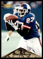 1996 Pinnacle Rodney Hampton New York Giants #134 23801