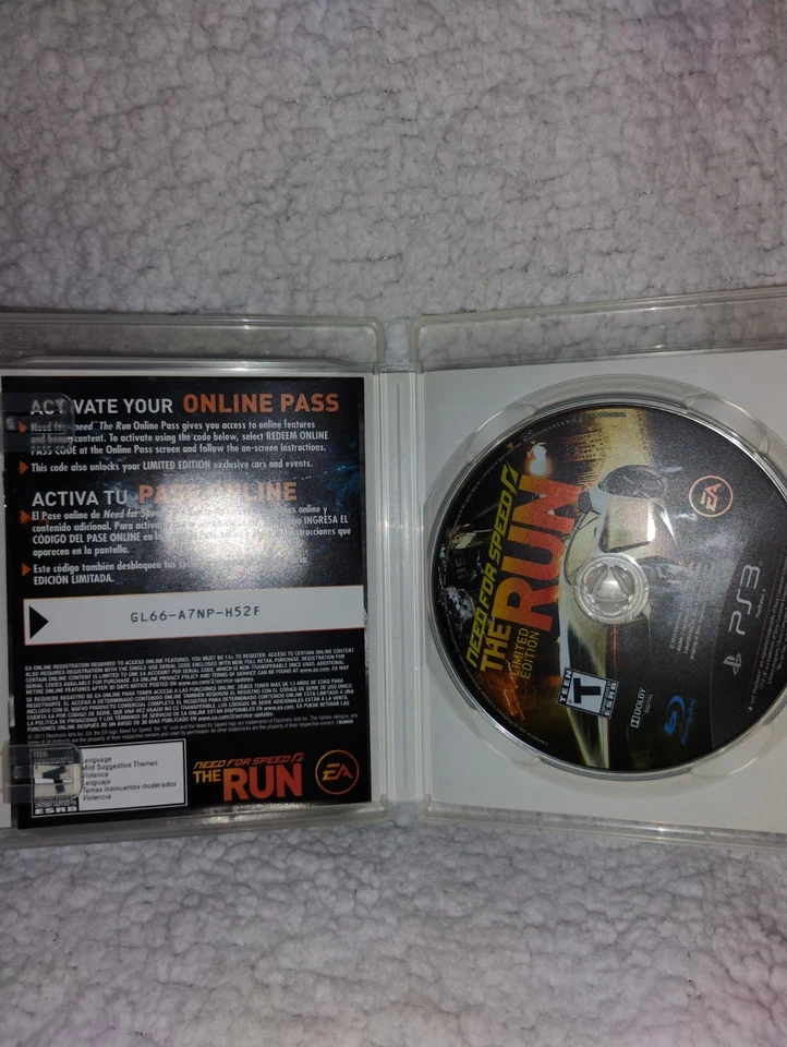 Need For Speed The Run Limited Edition PlayStation 3 PS3 TESTED  - Image 2 of 3