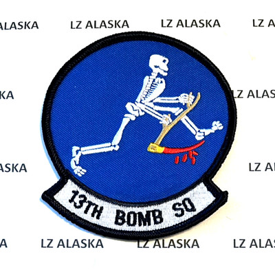 US AIR FORCE 13th BOMB SQUADRON FULL COLOR PATCH WHITEMAN AFB (AFF) B-2 SPIRIT