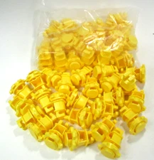 50 x Screw Tight Round Post Insulator Electric Fence Hot Wire Holder