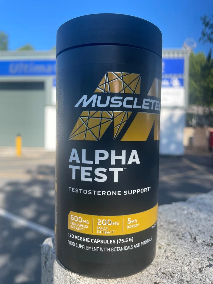 Muscletech Alpha Test 120 capsules - Natural Testosterone booster