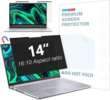 Removable Magnetic Privacy Screen for 14 Inch Laptop 16:10 Wide Display, Anti-Gl