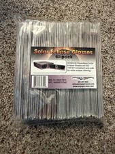 Solar Eclipse Glasses ISO Certified  April 8 2024  50-pack