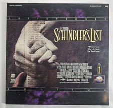 Schindler's List Laserdisc Letterboxed Edition 1994 MCA THX, Liam Neeson