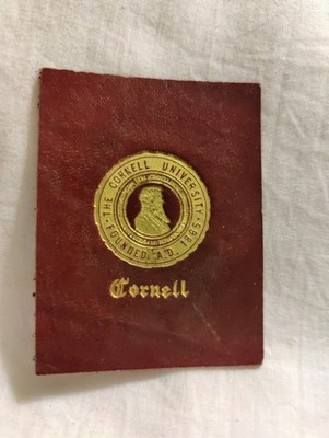 c1910 -CORNELL University -Tobacco Leather Patch College Cigarette