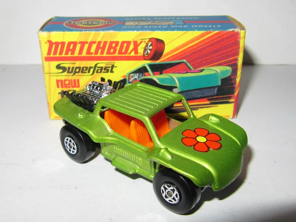 MATCHBOX SUPERFAST No.13 BAJA BUGGY 'BLACK EXHAUSTS' MIB MINT / BOXED - Image 3 of 4